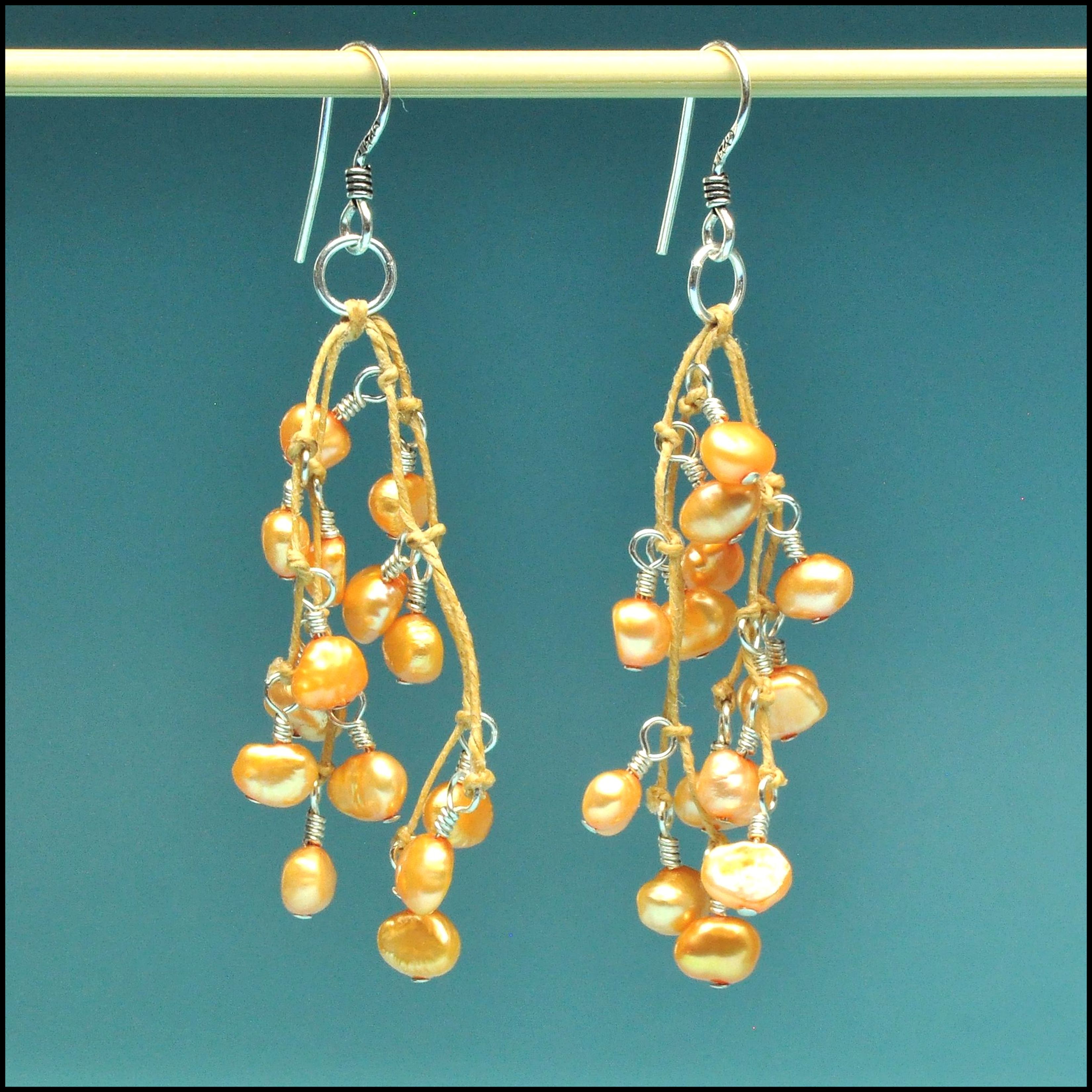 Light Coral Pearl Earrings | Bungalow42