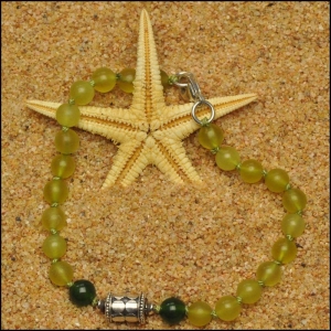 Shades of Green Jade Bracelet