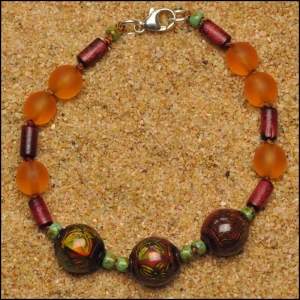 Mood Beads and Bamboo Bracelet